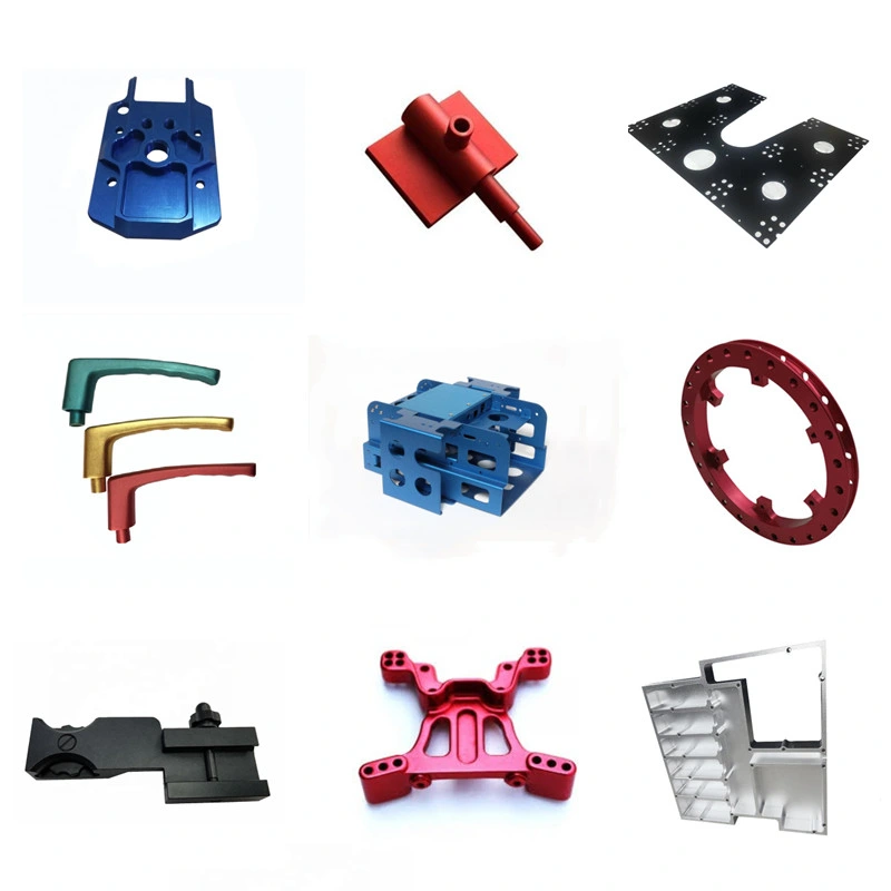 OEM Customized Die Casting Milling Machining Parts by Die Mold Black Hard Anodizing