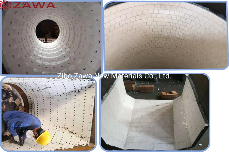 High Aluminum Wear-Resisting Brick Alumina Shaped Ceramic Parts for Ball Mill