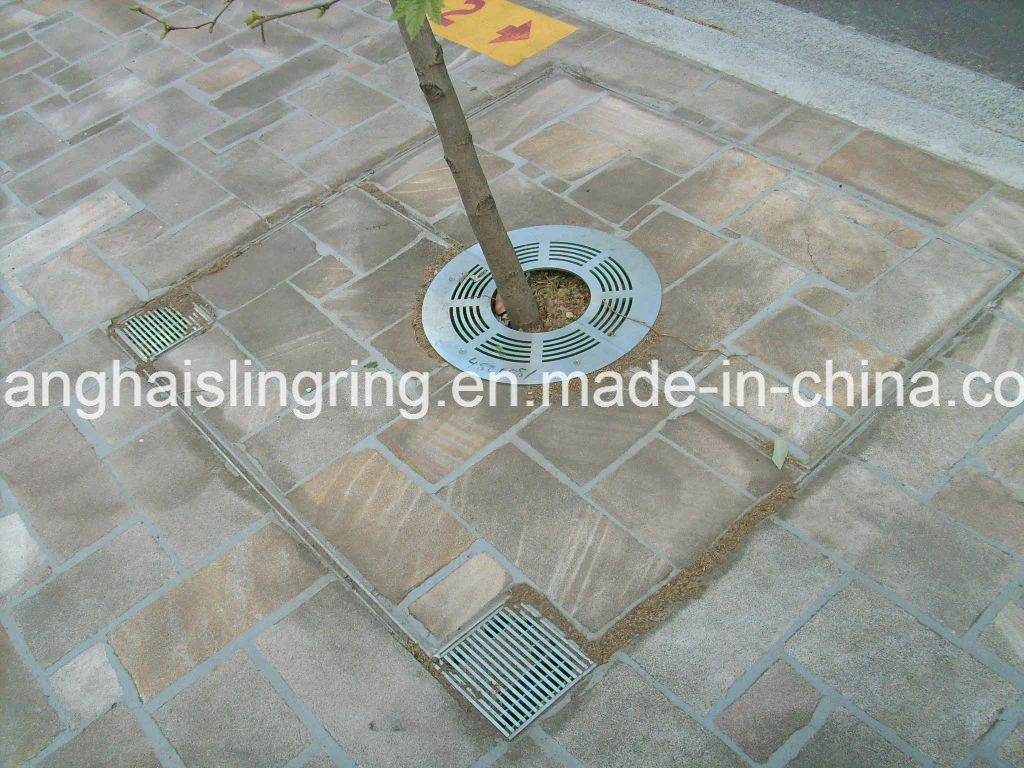 Customized Outdoor Decorative Round Metal Tree Grates Protective Iron Casting Tree Grate