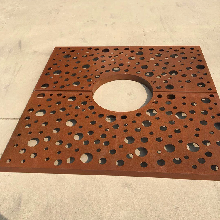 Corten Steel Tree Cover Pool Steel Grating Bar Grating