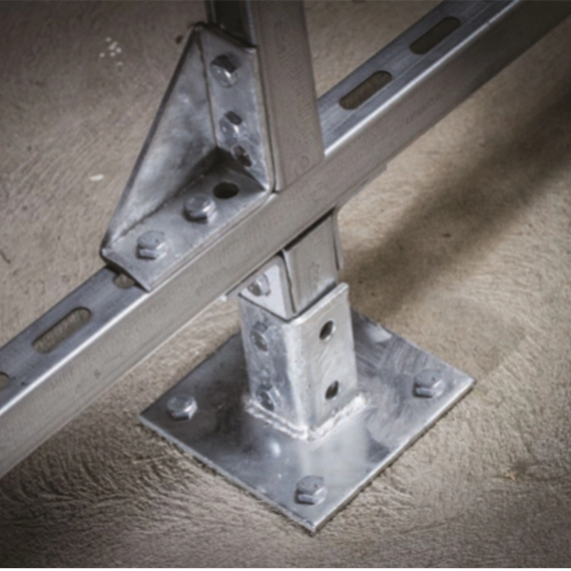 Zinc Plated or Hot DIP Galvanized Flat Plate or Angle Accessories of Strut Channel for Channel Support or Metal Framing