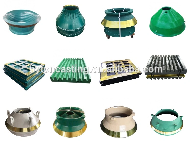 Mining Equipments HP Cone Crusher Spare Parts HP500 Mantle Bowl Liners