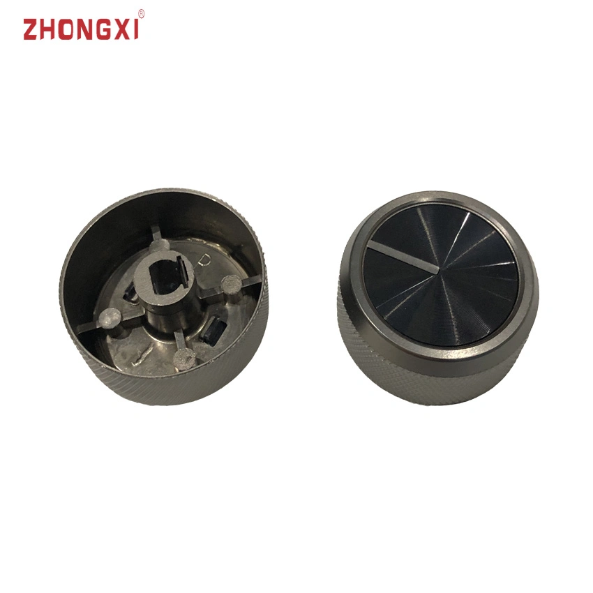 Black Metal Knob Gas Stove Spare Parts Cooker Built-in Gas Hob Oven