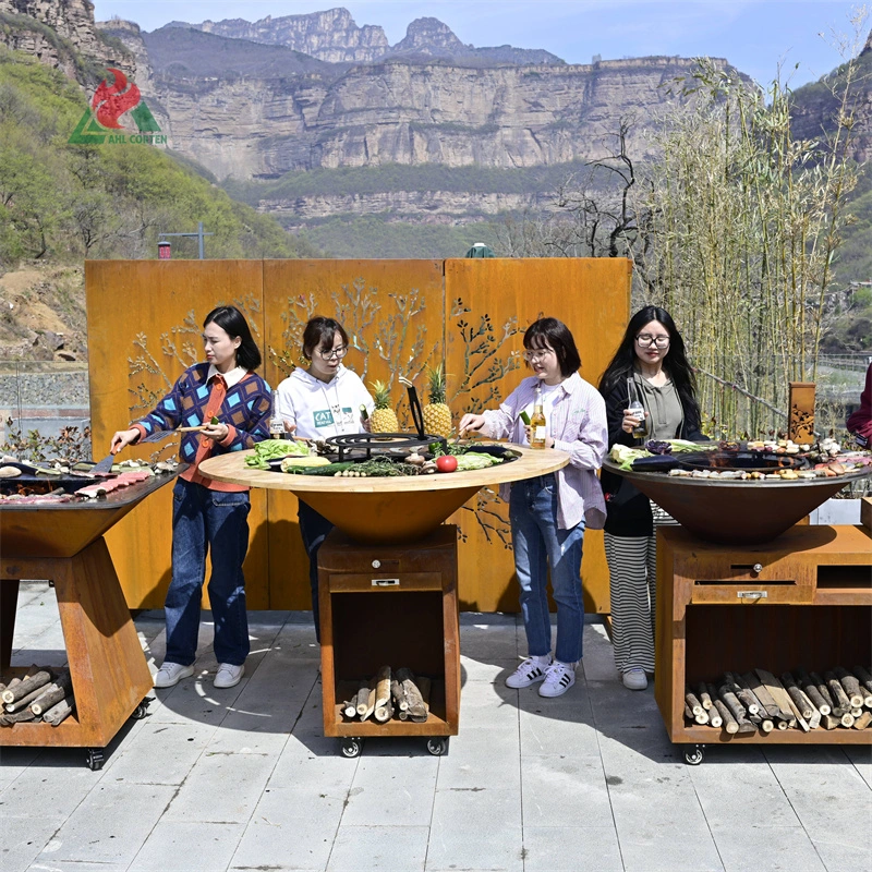 Durable Dining: Corten Steel Grills, Built to Last