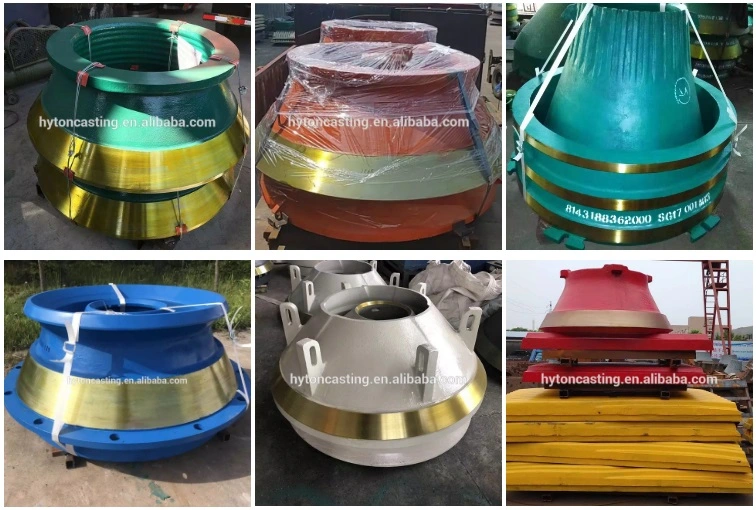 Mining Equipments HP Cone Crusher Spare Parts HP500 Mantle Bowl Liners