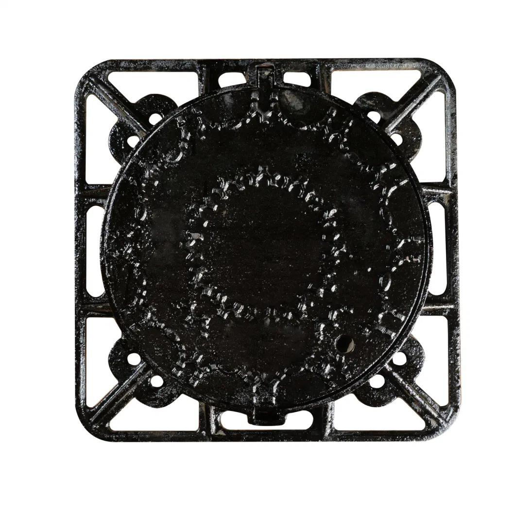 En124 Ductile Cast Iron Square Sewer Manhole Cover and Floor Drain Grate