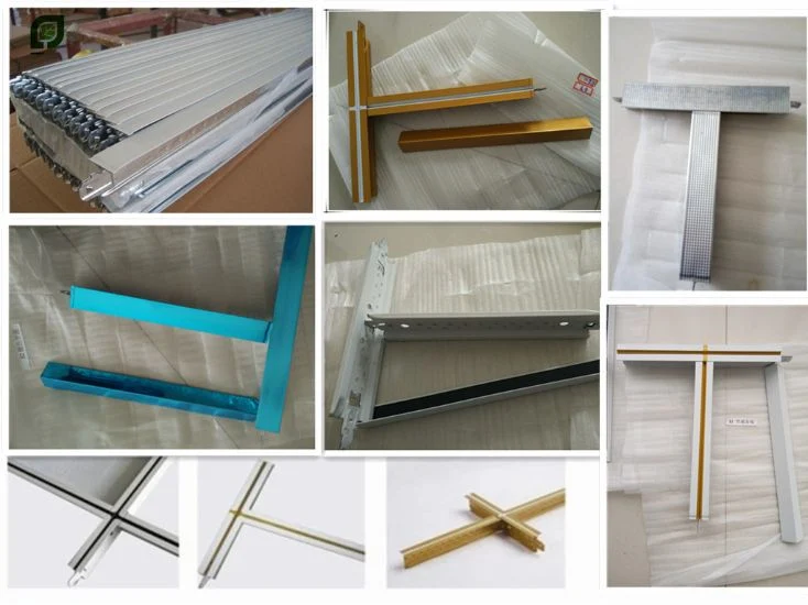 Ceiling Grid Galvanizefalse Ceiling Price Accessories T Bar Steel Suspended Ceiling Gridd T-Bar for Suspension