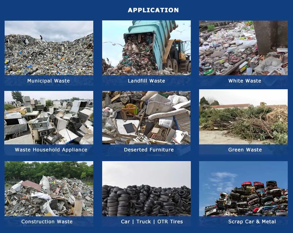 Heavy Duty Metal Shredder Machine Price Scrap Car Shredder Metal Crusher Machine for Sale