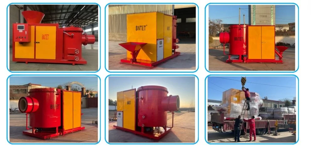 100, 000-6 Million Kcal Biomass Pellet Burner Wood Chip Briquette Straw Pellet Air-Cooled Water-Cooled Automatic Ash Discharge Biomass Burner