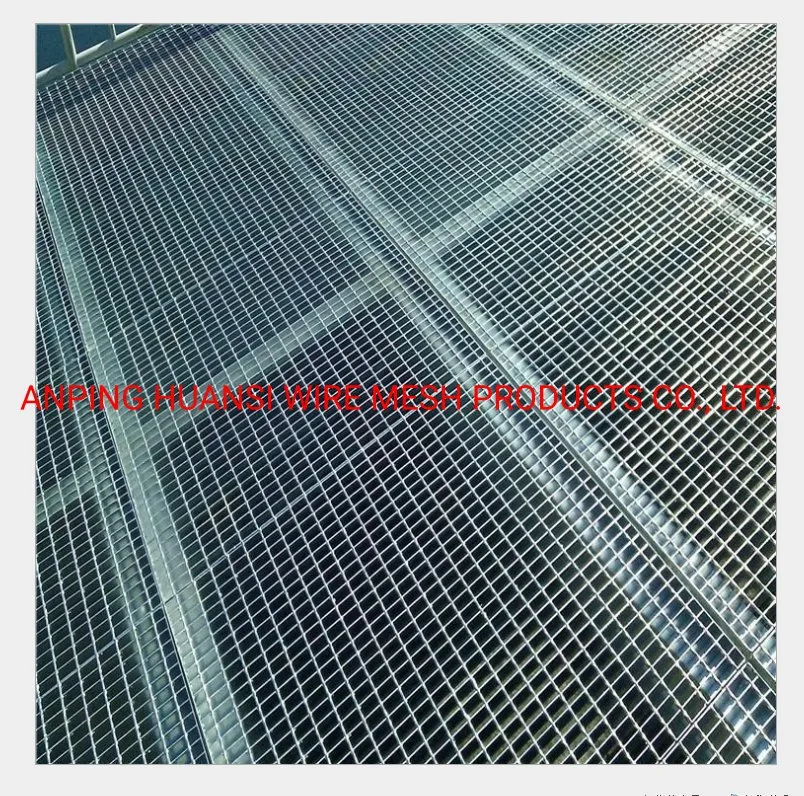 Hot Dipped Galvanized Serrated Steel Grating for UAE Oil&Gas Project