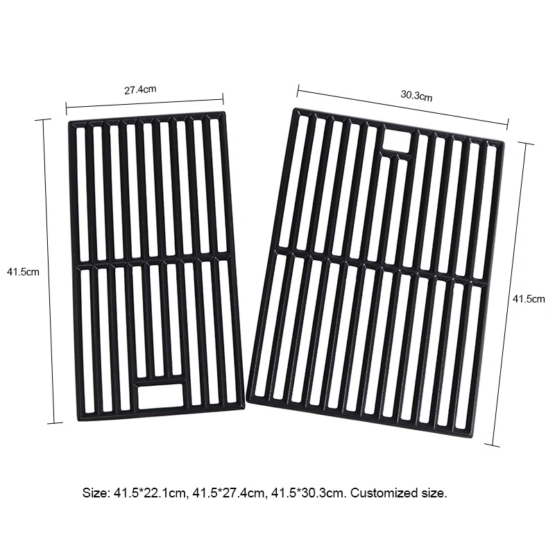 16&Prime; Portable Porcelain Cast Iron Grill Grate Replacement Parts for Weber