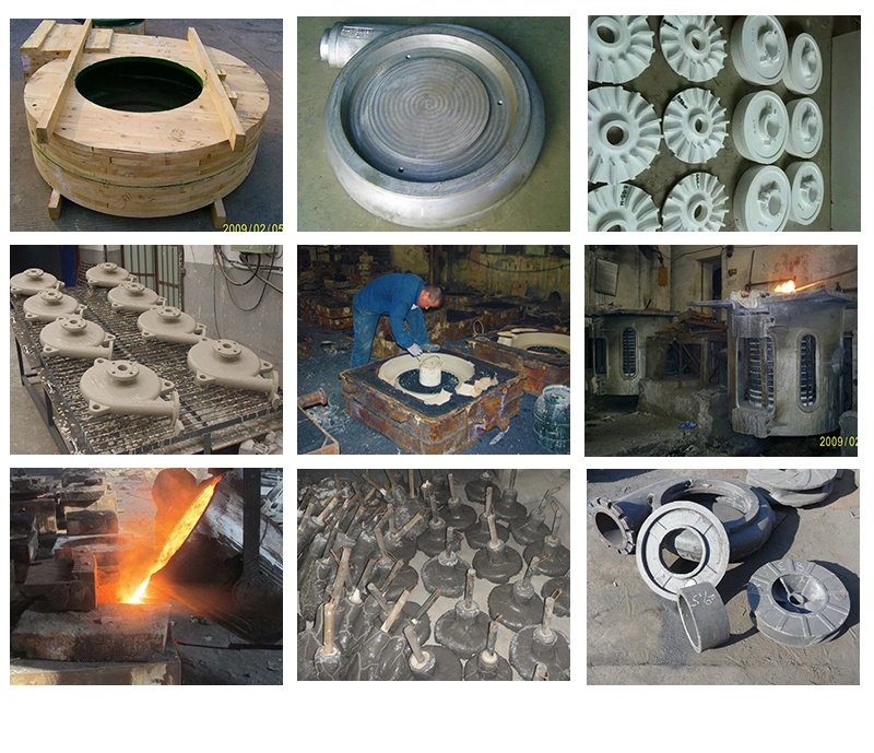 OEM Hastelloy C Machinery Casting Spare Parts / Impeller / Volute Liner