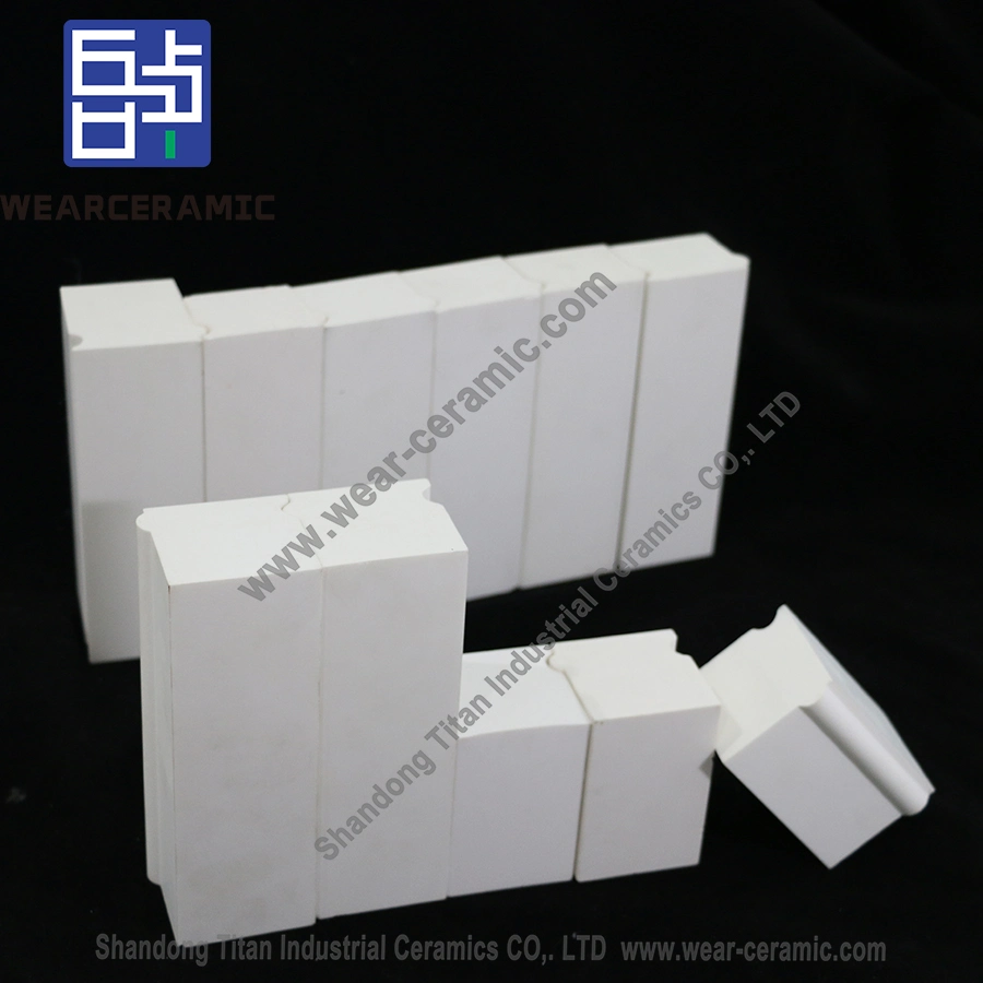 High Alumina Ball Mill Wear-Resistant Lining Alumina Ceramic Lining Brick