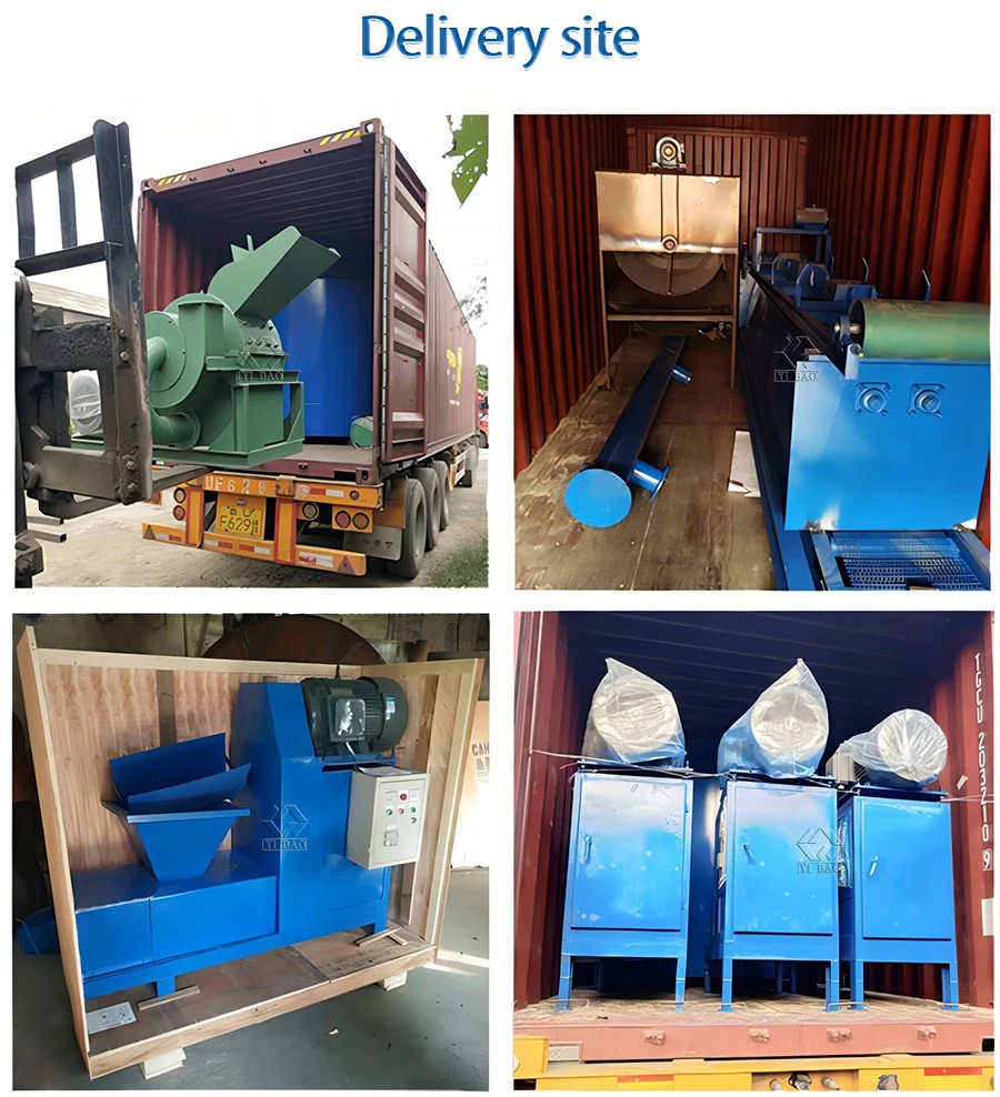 Factory Sale Wooden Briquette Machine Main Part Nice Quality Screw Propeller Heating Circles