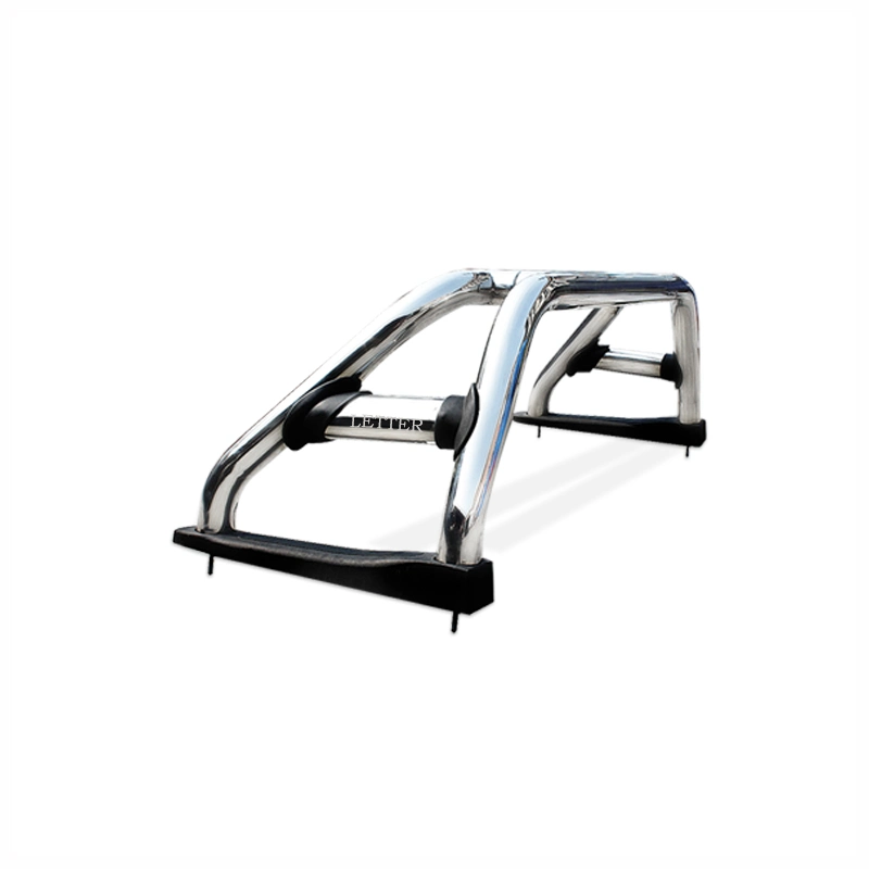 Factory Direct Sale 3 Inch Stainless Steel Chrome Roll Bar for Pickups Hilux