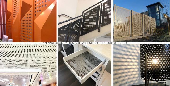 Exterior Construction Stainless Steel Perforated Metal Mesh Facade Cladding