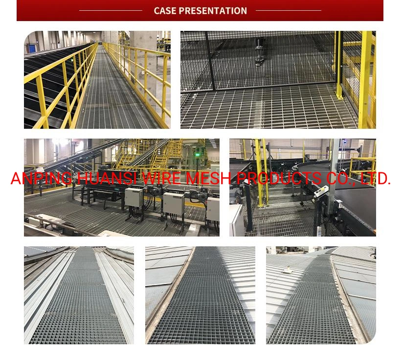 Hot Dipped Galvanized Serrated Steel Grating for UAE Oil&Gas Project