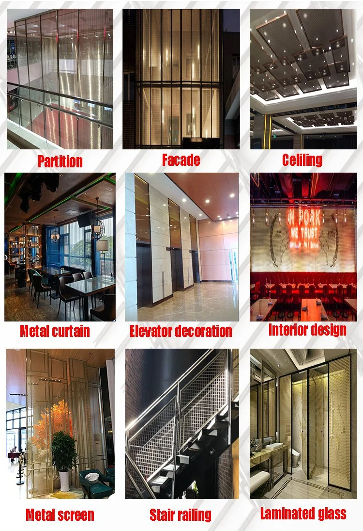 Stainless Steel Metal Wall Cladding for Interior