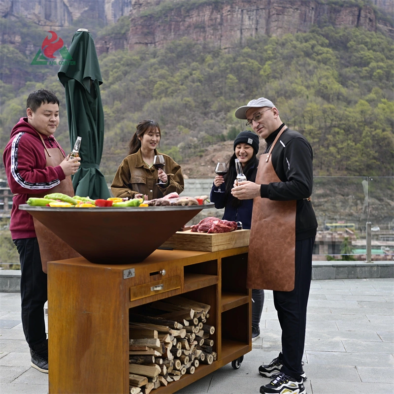 Durable Dining: Corten Steel Grills, Built to Last