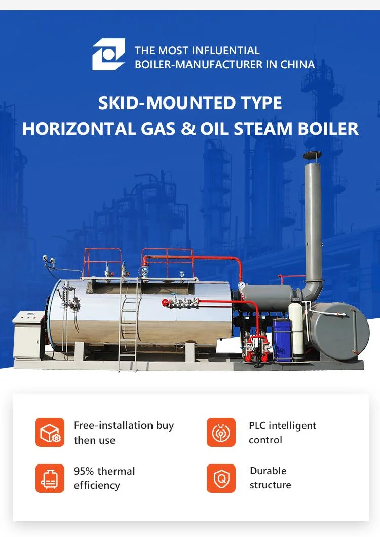 12.5 Bar Gas Oil Fired Steam Boiler and Boiler Parts with Good Price