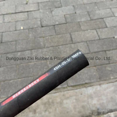 Oil Resistant Fiber Braided Hydraulic Diesel Delivery Rubber Fuel Hose