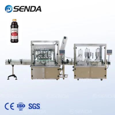 Automatic Liquid Filling and Capping Production Line Bottle Packing Line Organic Berry Juice /Water/Oil