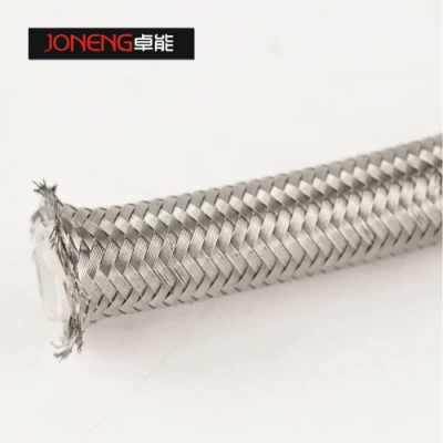 Stainless Steel Sanitary Water High Pressure Triclover Flexible Flex Metal Exhaust Braided Reinforced Corrugated Rubber SAE 100 R14 Pipe Tube Hose (JN-HS1001)
