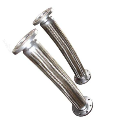 Flange Braided Stainless Steel Flexible Metal Hose for Vacuum Pump