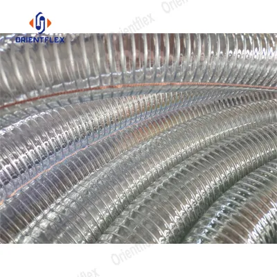 PVC Steel Wire Hose Flexible Transparent Hose in Oilfield