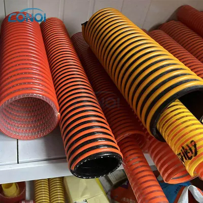 Heavy-Duty Flexible PVC Spiral Helix Suction Water Hose Pipe 150 mm