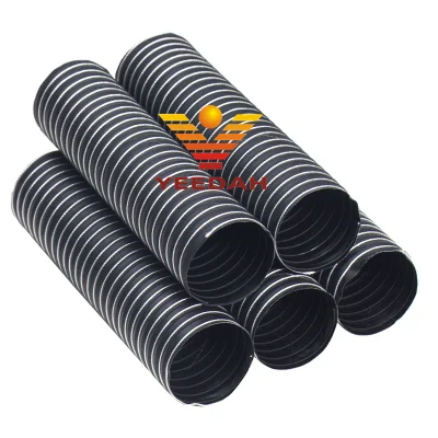 China Fabric Duct Flexible Spiral Air Duct Composite Hose DN150mm