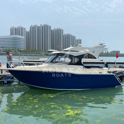 New Design 25FT 7.5m Aluminum Welded Speed Fishing Power Boat for Sale