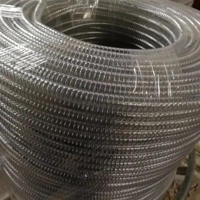 Anti Static Flexible PVC Clear Steel Wire Reinforced Hose