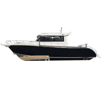 30FT 9m Aluminium Speed Boat Luxury Yacht Family Fishing Boat Cabin Cruiser Fishing Boat