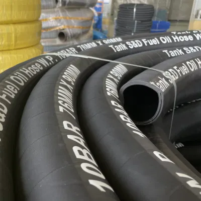 Synthetic Rubber Tank Truck Oil Suction Discharge Anti-Static Fuel Delivery Hose