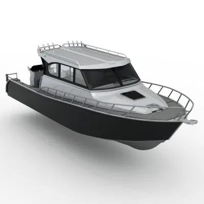 Luxury Yacht Allsea Profisher 9.6m/31.5FT Cabin Cruiser Aluminum Speed Fishing Motor Boat for Sale