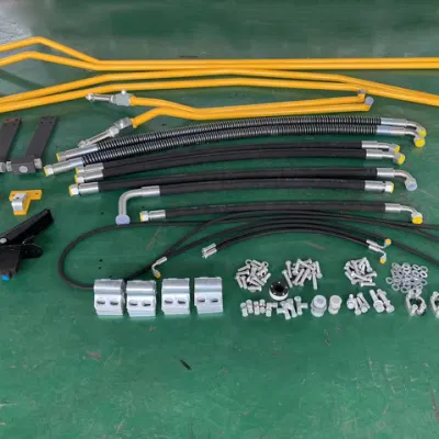 Excavator Assistant Breaker Pipes Line Hydraulic Hammer Installation Kit Oil Hose Piping Pipe Line