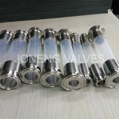 Sanitary Grade Stainless Steel Quick Fitting Smooth PU Transparent Flexible Hose