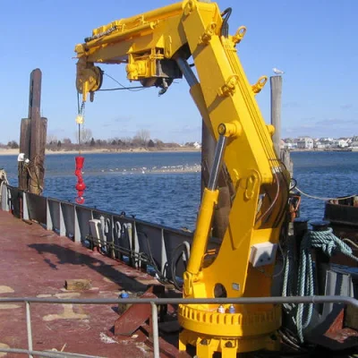 New Marine Knuckle Boom Hydraulic Boat Deck Crane for Sale