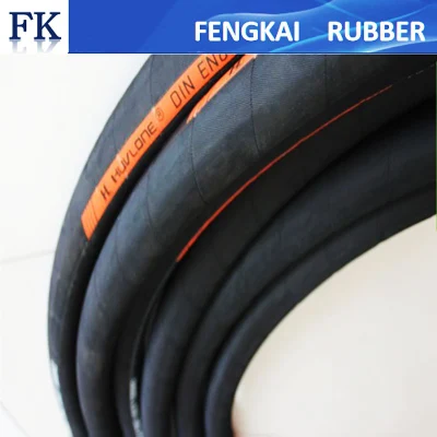  Factory Direct Sale High Pressure Hydraulic Hose Woven Flexible Rubber Oil Hose