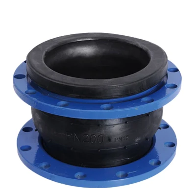  Carbon Steel Universal Flanged Rubber Single Ball Sphere Flexible Expansion Joint