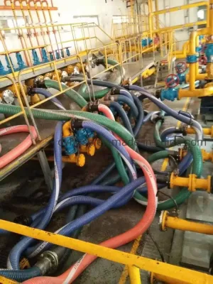 Flexible Corrugated Steel Wire Helix Composite Oil Suction Hose Used in Tank /Oilfield/Petroleum/Drilling