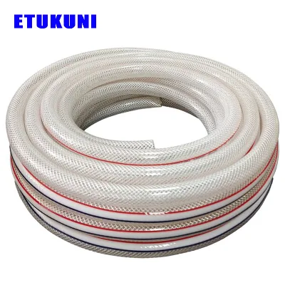 Factory Supply Household Plastic Hose PVC Conduit Pipe, PVC Steel Wire Spiral Reinforced Hose for Water Oil Powder Suction Discharge Conveying