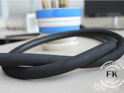 3/8 "Oil Resistant Double-Layer Steel Wire Natural Rubber Hydraulic Oil Hose for Marine Transportation Industry