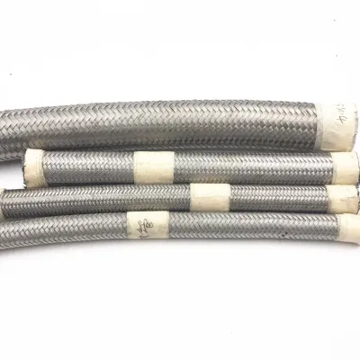 PTFE Ss Nylon Hose Auto Motorcycle High Pressure Hydraulic Assembly An8 PTFE Oil Cooler Hose Line