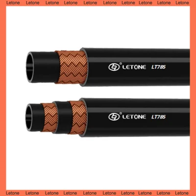 Lt785GB1186 Compressed Air Hose Black Synthetic Rubber One or Two Braids 1/2 Inch to 2 Inch Portable Hoses and Fittings Suppliers