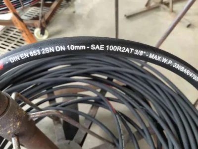 Durable and Wear-Resistant High-Quality Steel Wire Braided Hydraulic Hose Made in China R2/853 2sn
