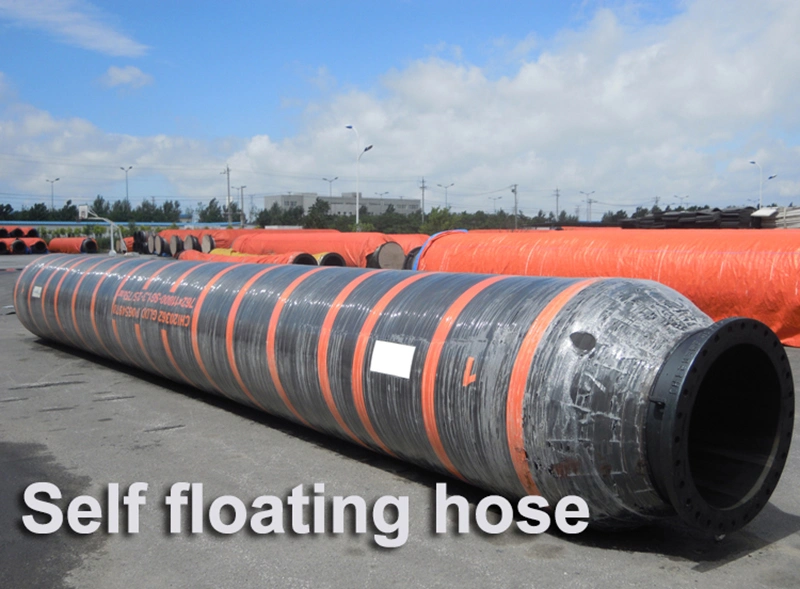 Dredging Floating Sand Mud Oil Water Mining Drilling Chemical Acid-Base Industrial Hydraulic Rubber Suction Discharge Flexible Hose for Dredger