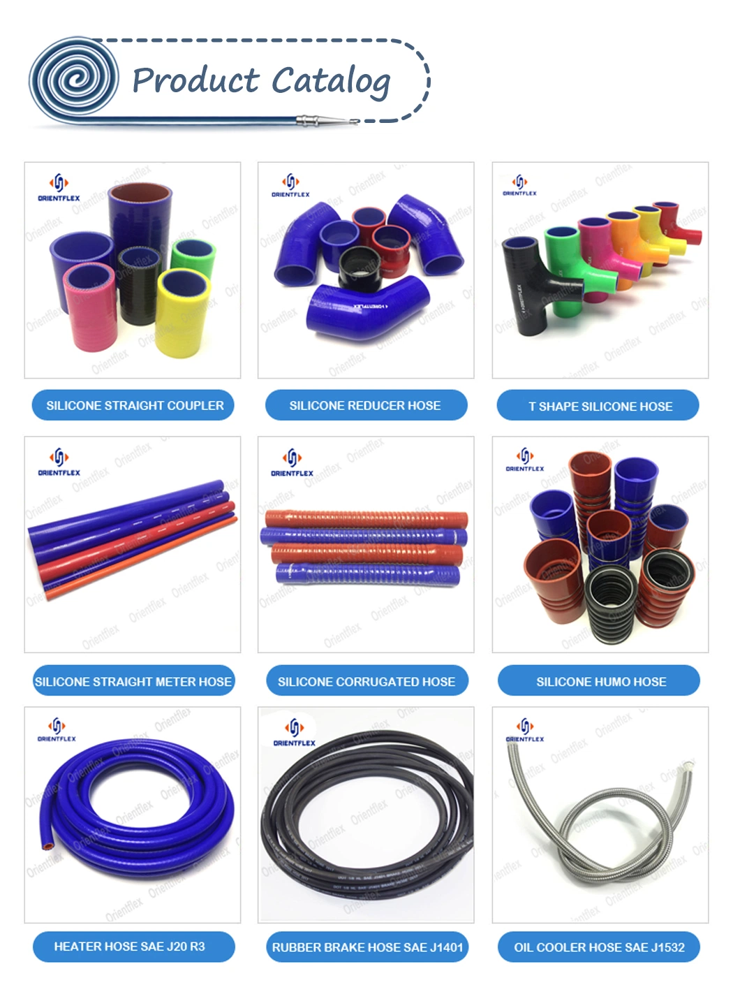 Fuel Resistant 8mm 10mm High Temp Silicone Hose SAE20r3