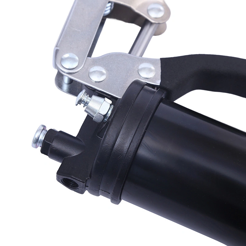 Professional 10000 Psi Hand Operated Grease Gun Coupler Heavy Duty Injection Nozzle Oil Pump Car Lubricant Hose Pipe